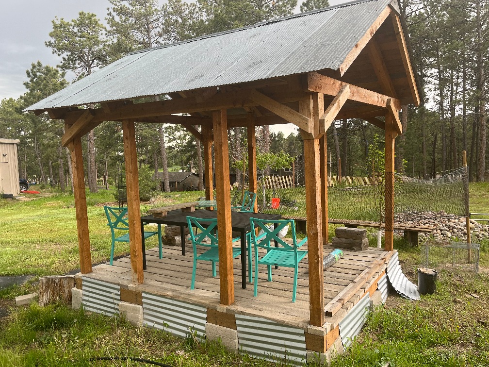 small pavilion installed at Black Forest